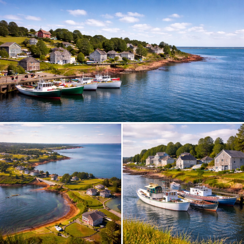 New London PEI waterfront and coastline